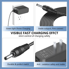 VOJSALDR Remington charger long cord supports flexible use on counter or bed
