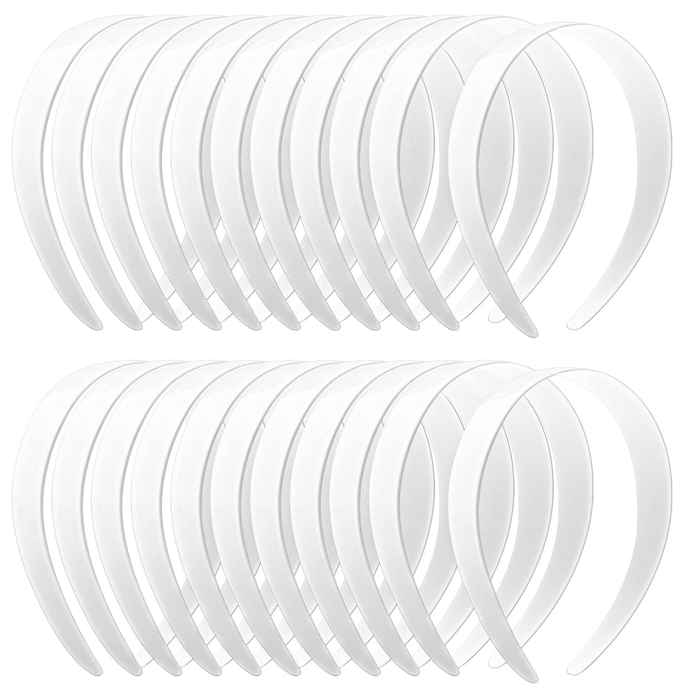 VOKOY headbands 24-pack white pack shot highlights daily wear and easy styling
