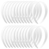 VOKOY headbands 24-pack white pack shot highlights daily wear and easy styling