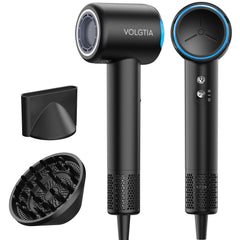 Volgtia hair dryer with 110000rpm motor delivering fast drying and healthy results