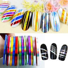 Vonrui nail striping tape 2mm green line for chic accents and patterns