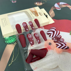 Vopintpy long coffin nails provide durable, reusable options for fast style changes.