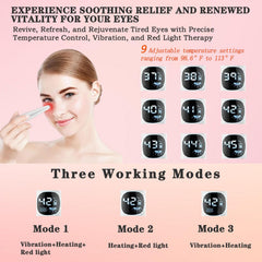 Vowleike Eye Lift Wand offers red light therapy for skin revitalization and glow.