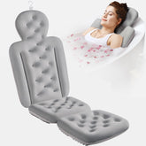 VOXOR full body bath pillow front view showing spa-like head and back support