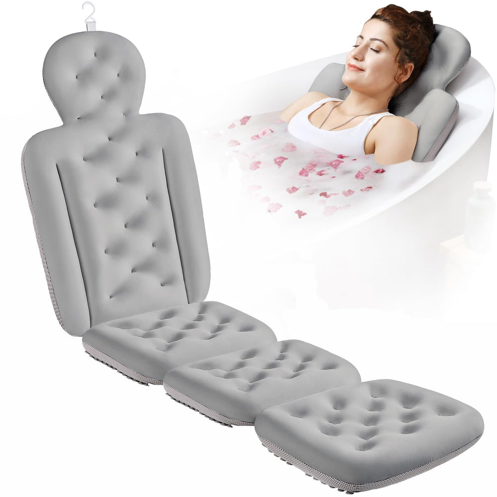 VOXOR headrest bath pillow on tub for neck comfort