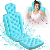 VOXOR full-body bath pillow ocean blue outer view for spa-like comfort