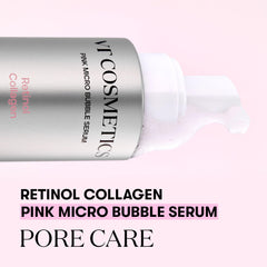 VT COSMETICS Bubble Serum packaging and label highlighting retinol and collagen.