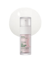 VT COSMETICS Cica Collagen Essence bottle close-up, pink serum for firming and plumping.
