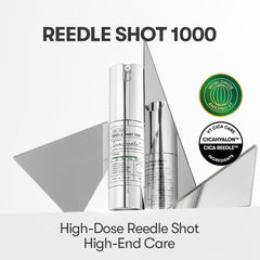VT COSMETICS CICA Reedle Shot 1000 close-up reveals lightweight formula for fast absorption.