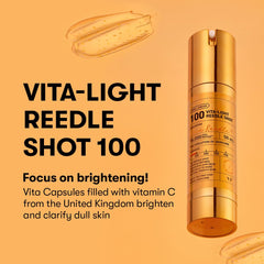 VT COSMETICS Color Reedle Shot application close-up highlighting smooth texture for easy layering