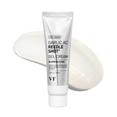 VT COSMETICS Garlic AC Reedle Shot Gel Cream bottle pour for easy daily application and refreshed skin.
