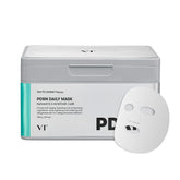 VT COSMETICS PDRN Daily Mask packaging highlights an easy daily routine and freshness.