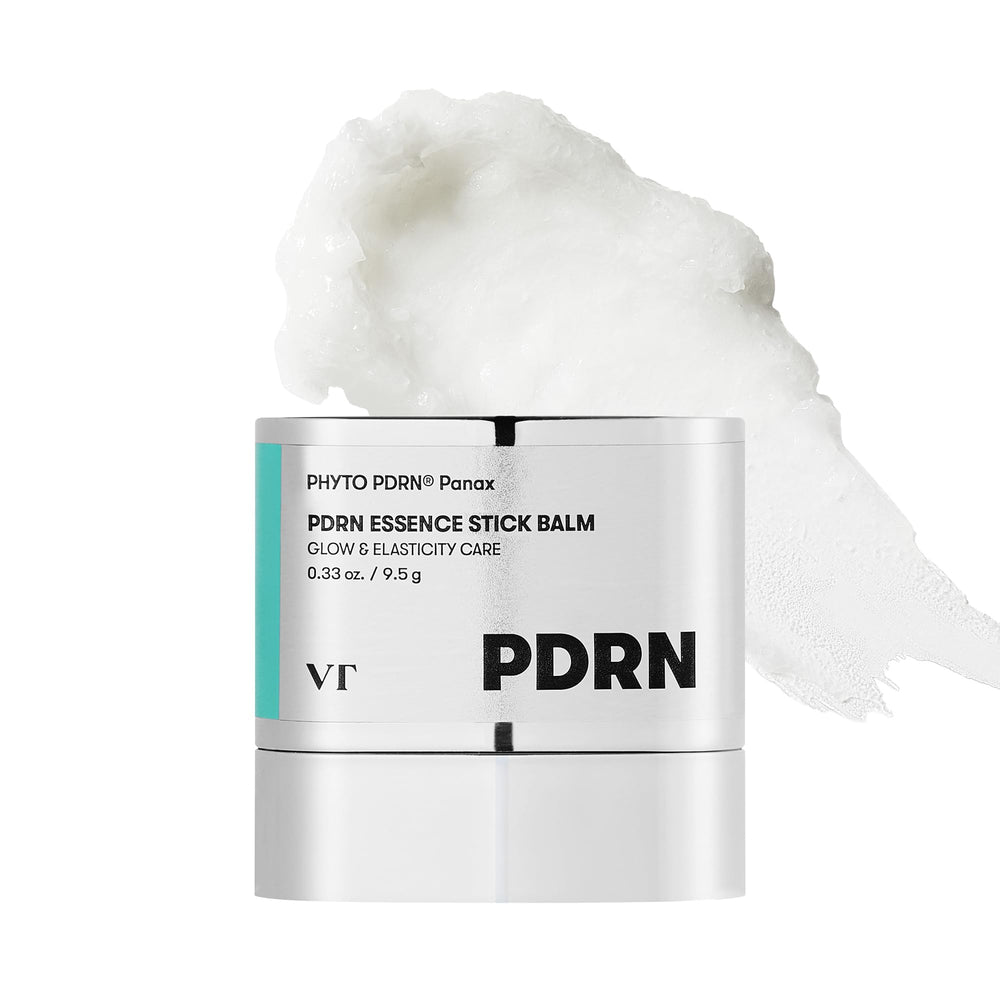 VT COSMETICS PDRN Essence Stick Balm packaging showing travel-friendly design for on-the-go touch-ups