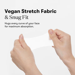 VT COSMETICS PDRN Tension Toner Pad texture close-up shows smooth absorption.