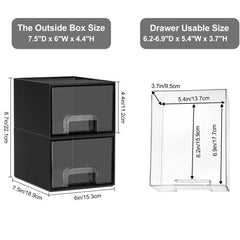 Vtopmart office-desk drawer system keeping small supplies tidy and within reach