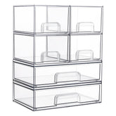 Vtopmart stackable drawers 6pc keep bathroom essentials tidy and accessible