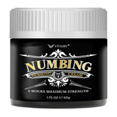 VTROUY Deep Numbing Cream packaging for travel-friendly use.