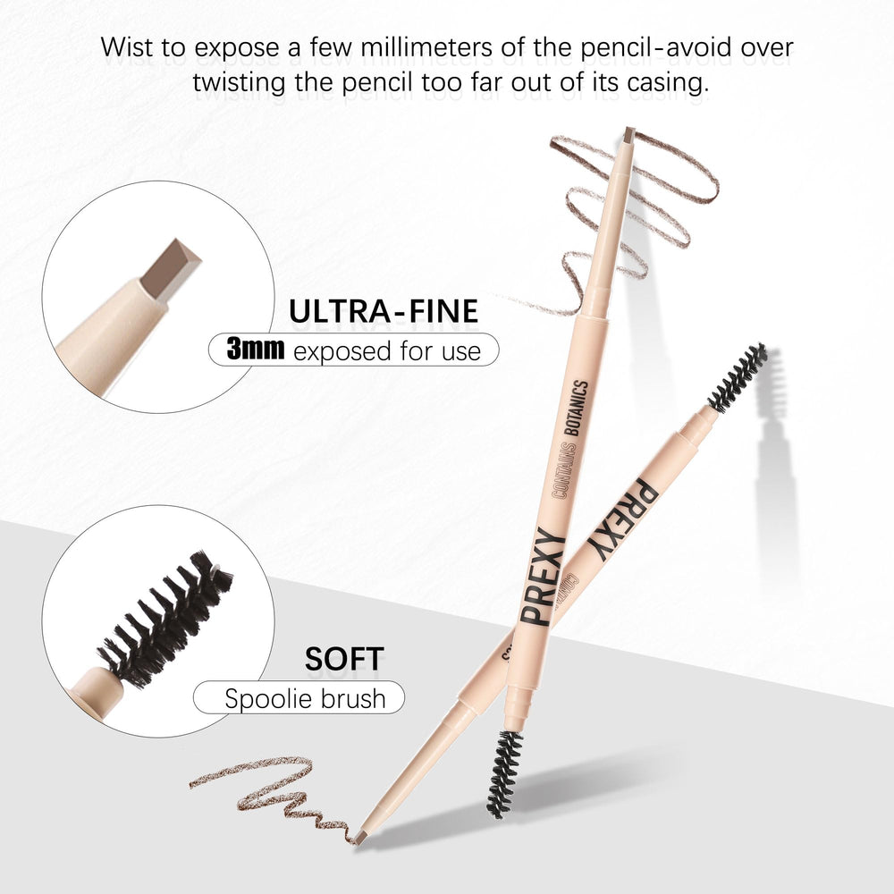 Vugnna Eyebrow Pencil waterproof swatch shows smudge resistance.