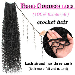 VustBeauty Goddess Locs curly-ends detail for boho look