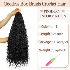 Vustbeauty pre-looped crochet hair easy install for beginners.