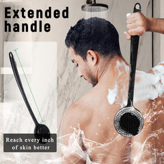 VWMYQ back scrubber hanging hole enables easy storage after showers.