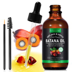 VXHDAG batana oil drop on hand showing lightweight feel and quick absorption