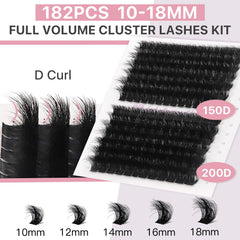 Vznffur Fluffy Lash Extension Kit bond and seal helps secure extensions for lasting wear.