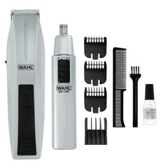 Wahl beard-trimmer closeup blades for precise trims and smooth contours.