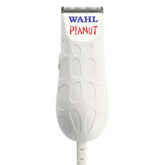 Wahl Peanut Clipper white front-angle for precise, comfortable trimming