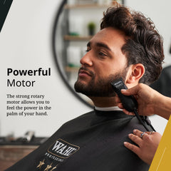 Wahl Professional Black Peanut Trimmer rotary motor delivers consistent power for clipping and trimming