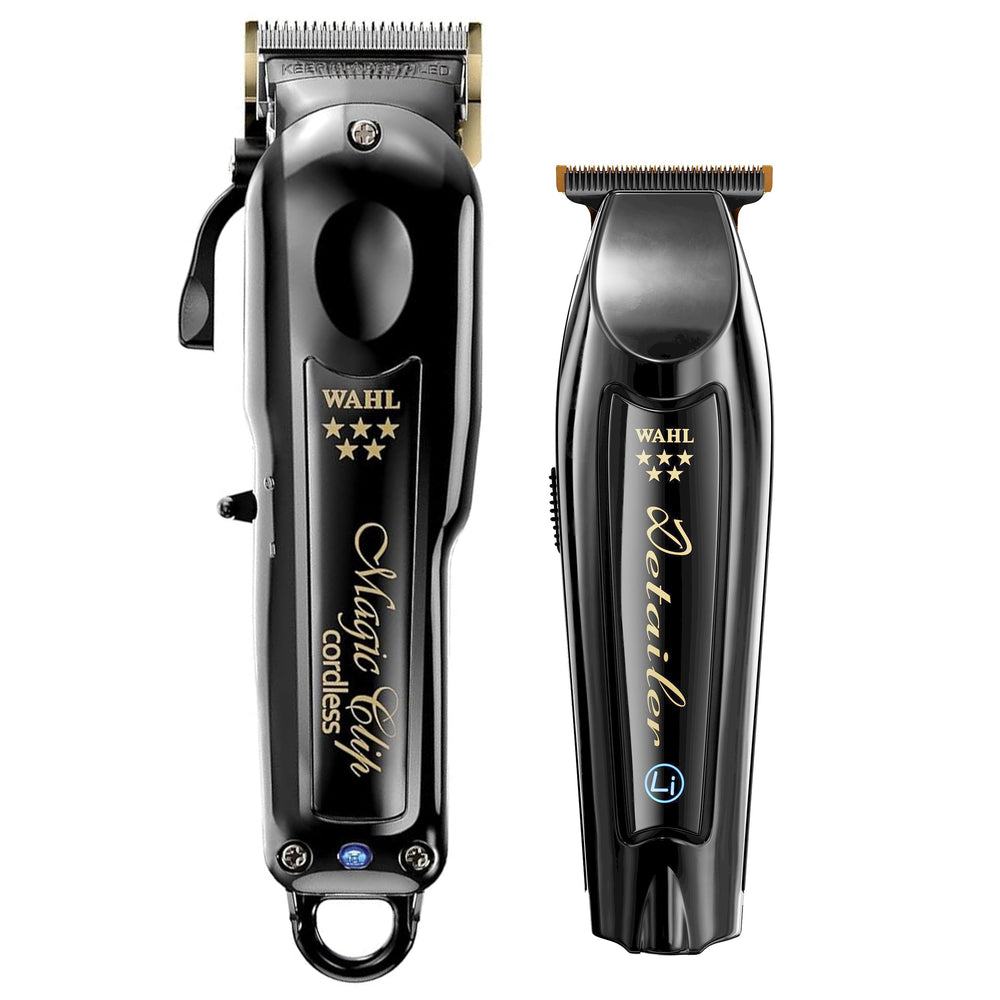 Wahl Professional cordless barber combo Magic Clip detailer Li kit view for all-in-one grooming