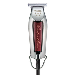Wahl Professional Detailer Trimmer burgundy front view for crisp edge work.