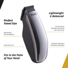 Wahl Professional Half Pint Trimmer travel ready fits in palm during grooming