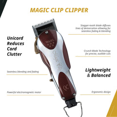 Wahl Professional Unicord Combo trimmer detail showing sharp blade for precise edging