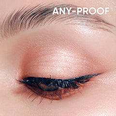 WAKEMAKE eyeliner 01 Black smudge-proof finish supports all-day wear.