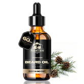 Waking Forest cedar-beard-oil-bottle shows hydrating cedarwood for soft facial hair.
