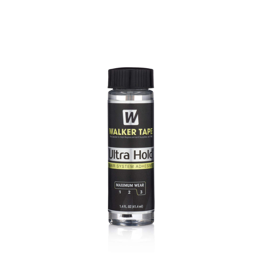 Walker Tape Ultra Hold brush-on adhesive demonstrates precise control for secure wear and long-lasting hold.
