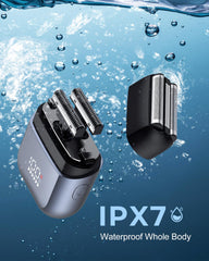 Walumen IPX7 waterproof shaver usable wet or dry