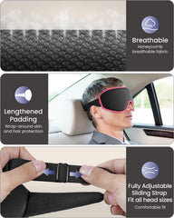 WAOAW Sleep Mask breathable cover feels soft and gentle on skin.