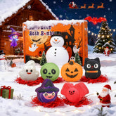 WARMLIFE Halloween bath bomb pumpkin shape releases festive color and aroma for cozy bath time