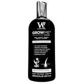 Watermans Grow Me shampoo bottle pours for easy application for fuller looking hair