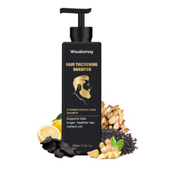 WAUSTOMAY Root Activator bottle label shows natural formula for daily scalp care