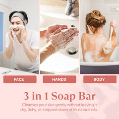 Wavertree & London English Rose soap bar ingredients showcase shea butter for nourished skin