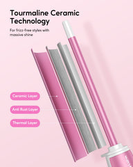 Wavytalk heats in 30 seconds for quick morning styling.