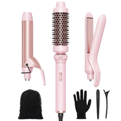 Wavytalk 3in1 thermal brush pink delivers smooth, voluminous styling with extended bristles.