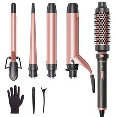 Wavytalk 5-in-1 curling set box, ready for gifting and travel.