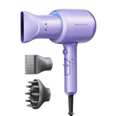 Wavytalk blow dryer with ionic motor delivers faster drying for busy mornings.