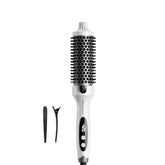 Wavytalk Blowout Boost front view shows a sleek 1.5 inch heated brush for salon-worthy volume.