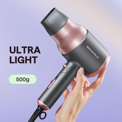 Wavytalk foldable hair dryer compact design fits travel bags