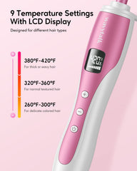 Wavytalk LCD display offers precise temperature control for customization.